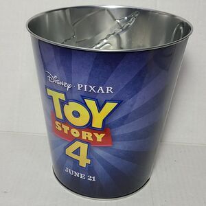 2019 Toy Story 4 Metal Popcorn Bucket Trash Can AMC Theaters Disney Pixar
